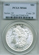 1883 $1 MS66