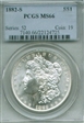 1882-S $1 MS66