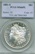 1881-S $1 MS66PL