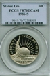 1986-S 50C Statue Of Liberty PR70DCAM