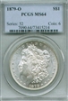 1879-O $1 MS64