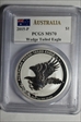 2015-P $1 Wedge Tailed Eagle Mercanti Signature MS70