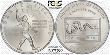 2006-P $1 Franklin-Scientist MS70