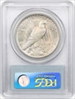 1921 $1 High Relief, Peace AU55