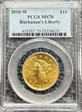 2010-W $10 Buchanan's Liberty MS70