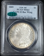 1889 $1 VAM 22, Bar Wing MS64
