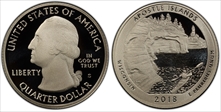 2018-S 25C Apostle Islands NP-Silver Limited Edition Proof Set PR70DCAM