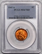 1947-S 1C MS67RD