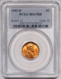 1944-D 1C MS67RD