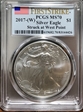 2017-(W) $1 Silver Eagle Struck at West Point First Strike MS70