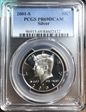 2001-S 50C Silver PR69DCAM