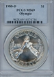 1988-D $1 Olympic MS69