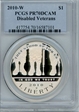 2010-W $1 Disabled Veterans PR70DCAM