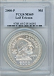 2000-P $1 Leif Ericson MS69