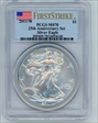 2011-W $1 Burnished Silver Eagle 25th Anniversary Set First Strike SP70