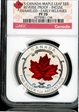 2015 $5 Maple Leaf Enameled Reverse Proof PR70