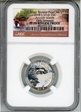 2018-S 25C Apostle Islands NP-Silver Rev PR 50th Anniversary Set 