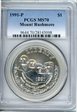1991-P $1 Mount Rushmore MS70
