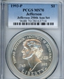 1993-P $1 Jefferson MS70