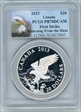 2013 $20 Returning From the Hunt First Strike PR70DCAM