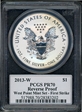 2013-W $1 Reverse Proof West Point Mint Set First Strike PR70