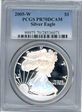 2005-W $1 Silver Eagle PR70DCAM