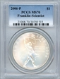 2006-P $1 Franklin-Scientist MS70