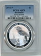 2016-P $1 Kookaburra Ag MS70