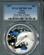 2017 $10 Dolphin First Day of Issue PR70DCAM
