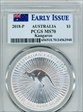 2018-P $1 Kangaroo Ag First Strike MS70