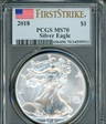 2018 $1 Silver Eagle First Strike MS70