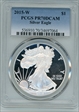 2015-W $1 Silver Eagle PR70DCAM