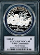2018-P $1 WWI Centennial First Strike Wreath PR70DCAM