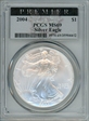 2004 $1 Silver Eagle MS69