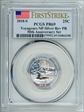 2018-S 25C Voyageurs NP-Silver Rev PR 50th Anniversary Set First Strike PR69