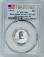 2018-S 25C Block Island NP-Silver Rev PR 50th Anniversary Set First Strike PR69