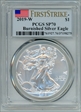 2019-W $1 Burnished Silver Eagle First Strike SP70
