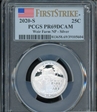 2020-S 25C Weir Farm NP - Silver First Strike PR69DCAM