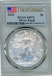 2020 $1 Silver Eagle First Strike MS70