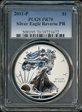 2011-P $1 Silver Eagle Reverse PR PR70