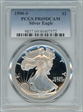 1990-S $1 Silver Eagle PR69DCAM