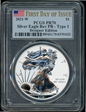 2021-W $1 Silver Eagle Rev PR - Type 1 Designer Edition - First Day of Issue PR70