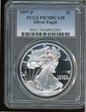 1997-P $1 Silver Eagle PR70DCAM