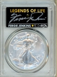 2023 $1 Silver Eagle Legends of Life First Strike Fergie Jenkins MS70
