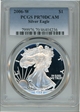 2006-W $1 Silver Eagle PR70DCAM