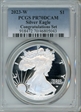 2023-W  $1 Silver Eagle Congratulations Set PR70DCAM