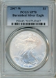 2007-W $1 Burnished Silver Eagle SP70