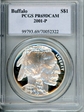 2001-P $1 Buffalo PR69DCAM