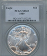 1989 $1 Silver Eagle MS69