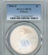 2004-P $1 Edison MS70